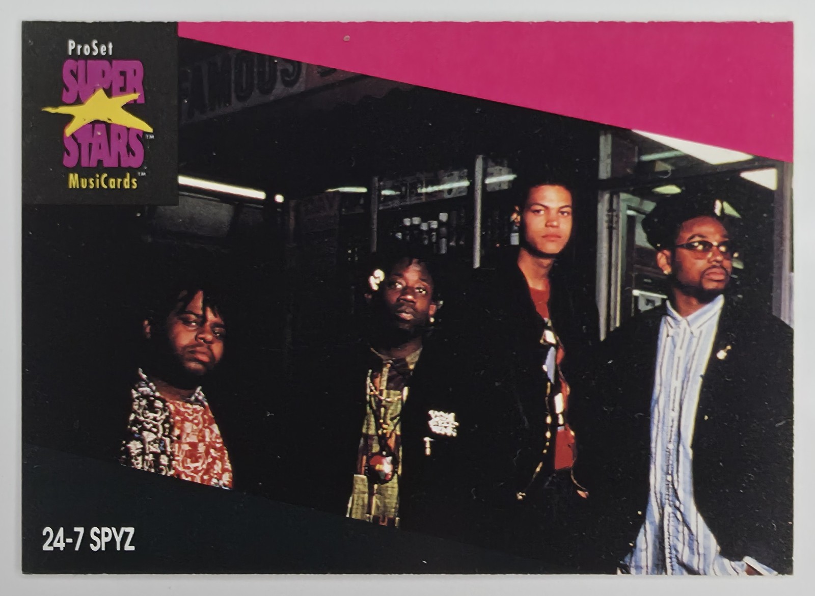 1991 Pro Set SuperStars MusiCards 24-7 Spyz #147 front