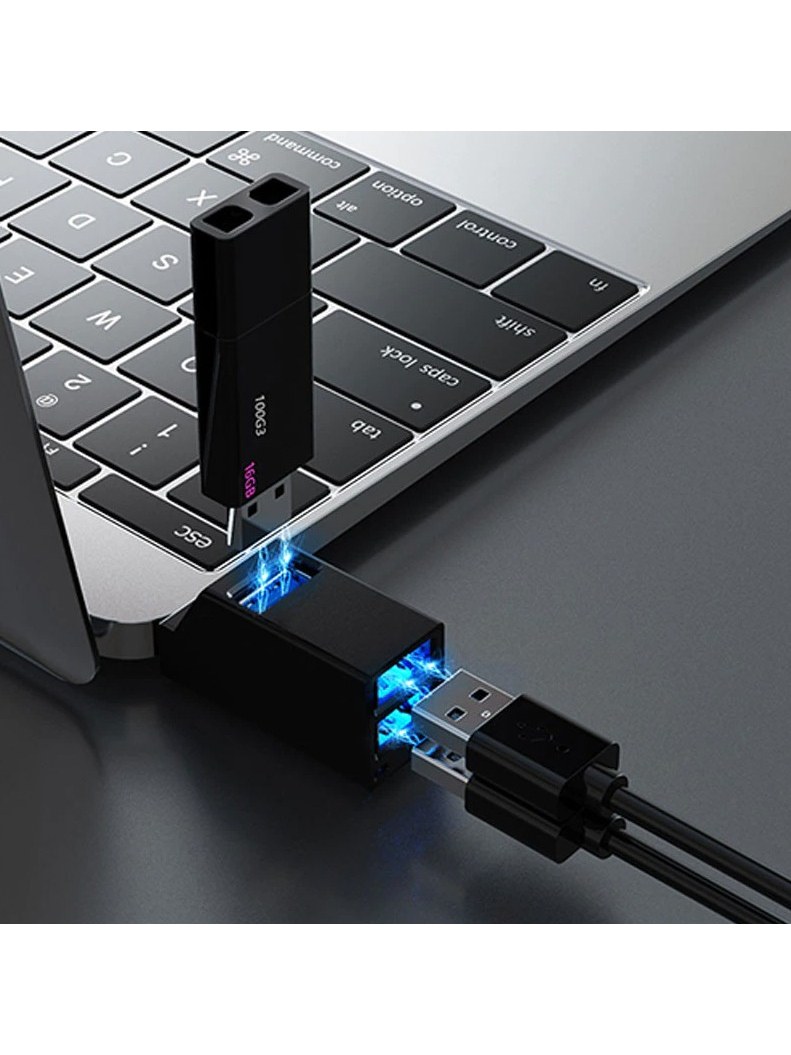 3-Port USB 3.0 Hub, Compact Splitter, 2-Pack, photo 5
