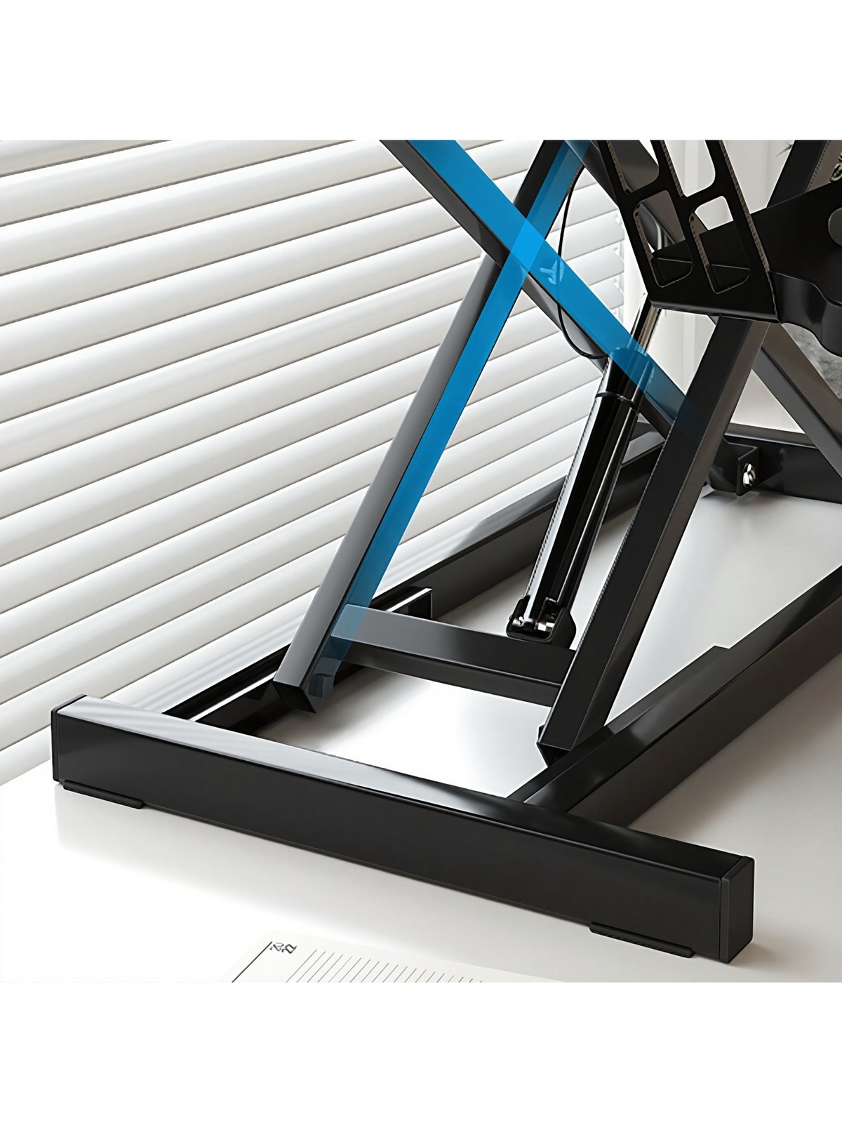 32 In Standing Desk Converter, Sit-Stand Riser, Dual Monitor + Keyboar, photo 3