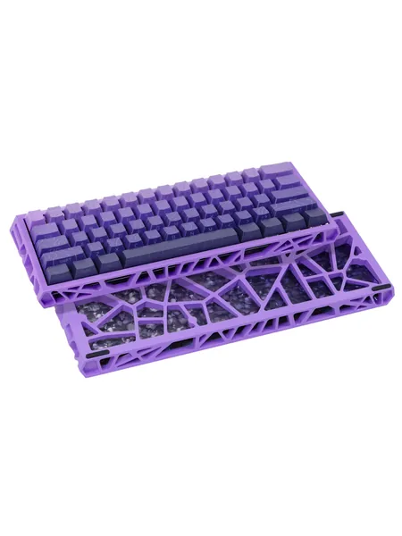 61-Key Hot-Swap Mechanical Keyboard, Hollow Frame, Wired, RGB, photo 4