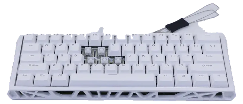 61-Key Hot-Swap Mechanical Keyboard, Hollow Frame, Wired, RGB, photo 1