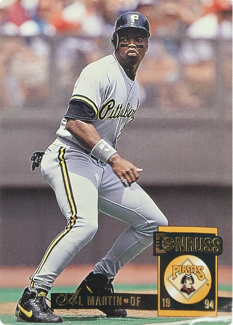 1994 Donruss Al Martin #494 Pittsburgh Pirates, front