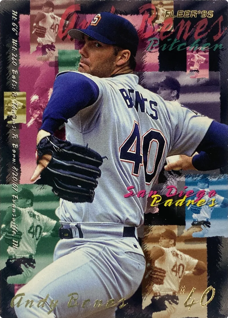 1995 Fleer Andy Benes #556 San Diego Padres front