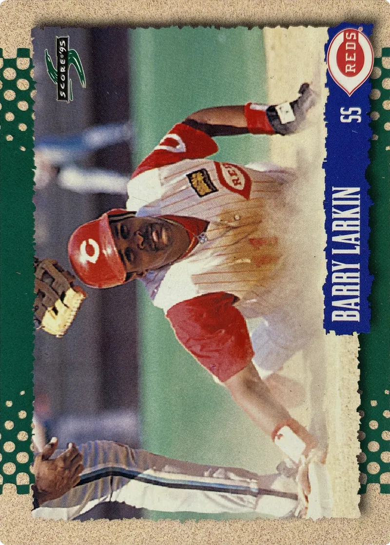 1995 Score Barry Larkin #254 Cincinnati Reds Hall of Famer front