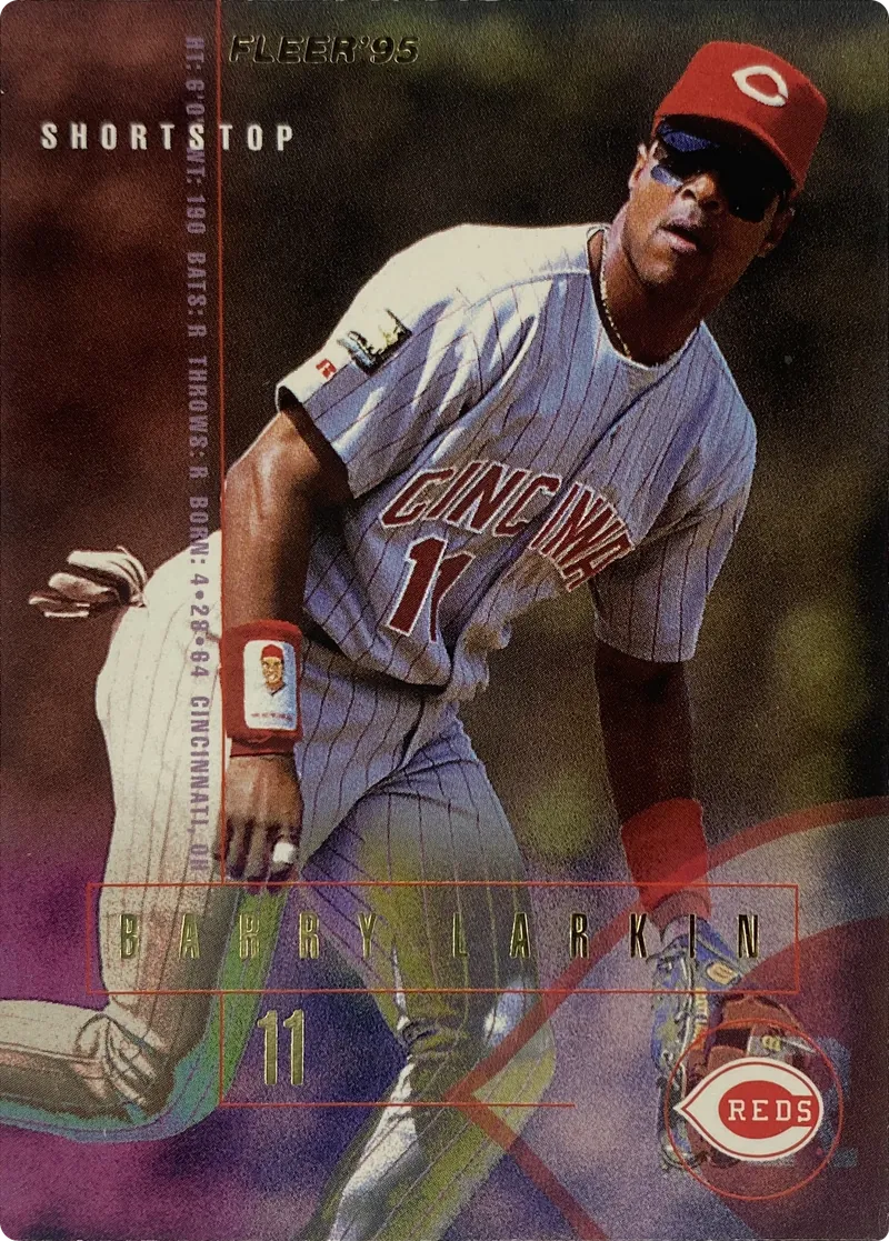 1995 Fleer Barry Larkin #439 Cincinnati Reds front
