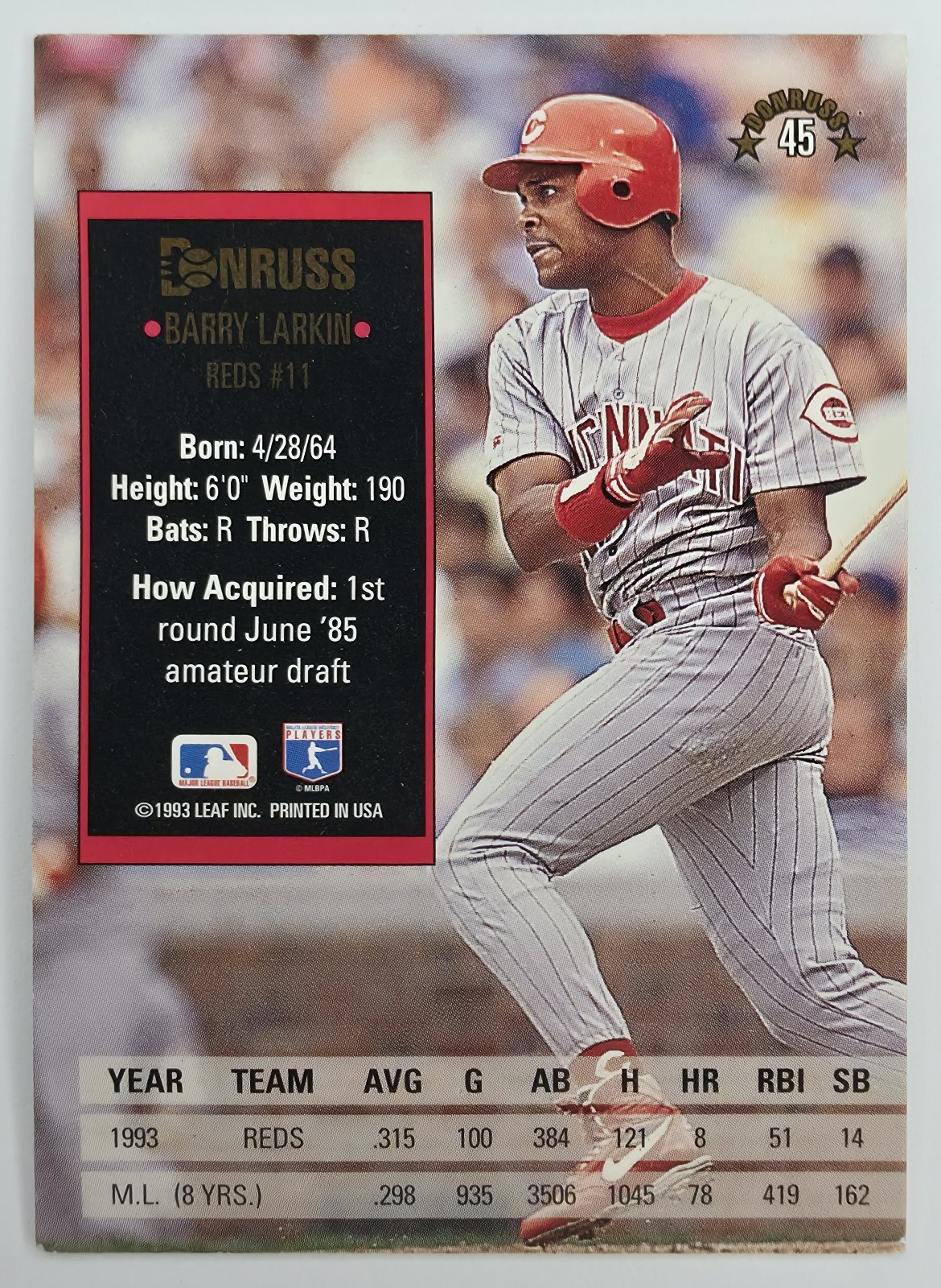 Barry Larkin back