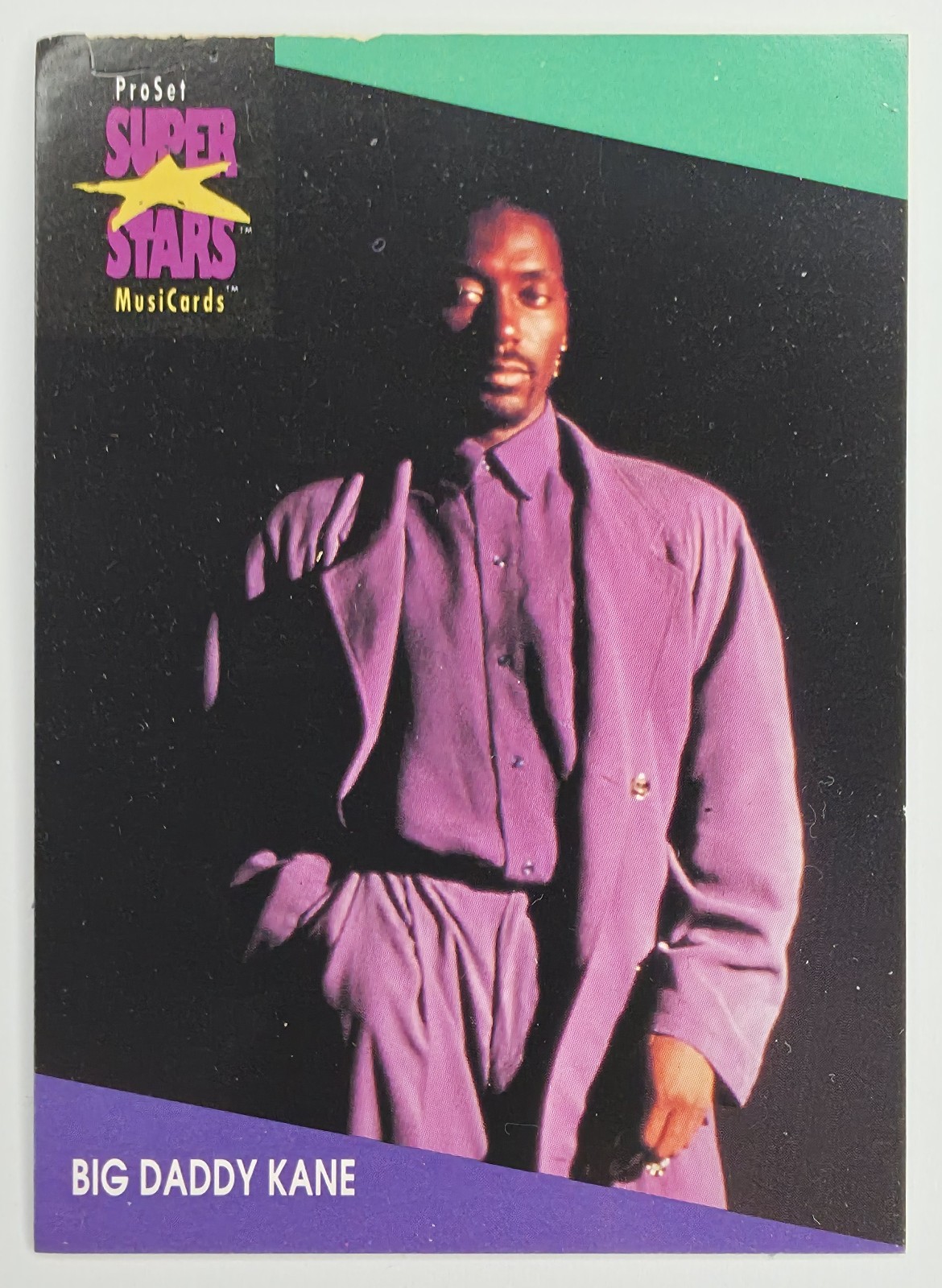 1991 Pro Set SuperStars MusiCards Big Daddy Kane #111 front