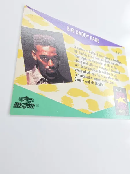 1991 Pro Set SuperStars MusiCards Big Daddy Kane #111 photo 4