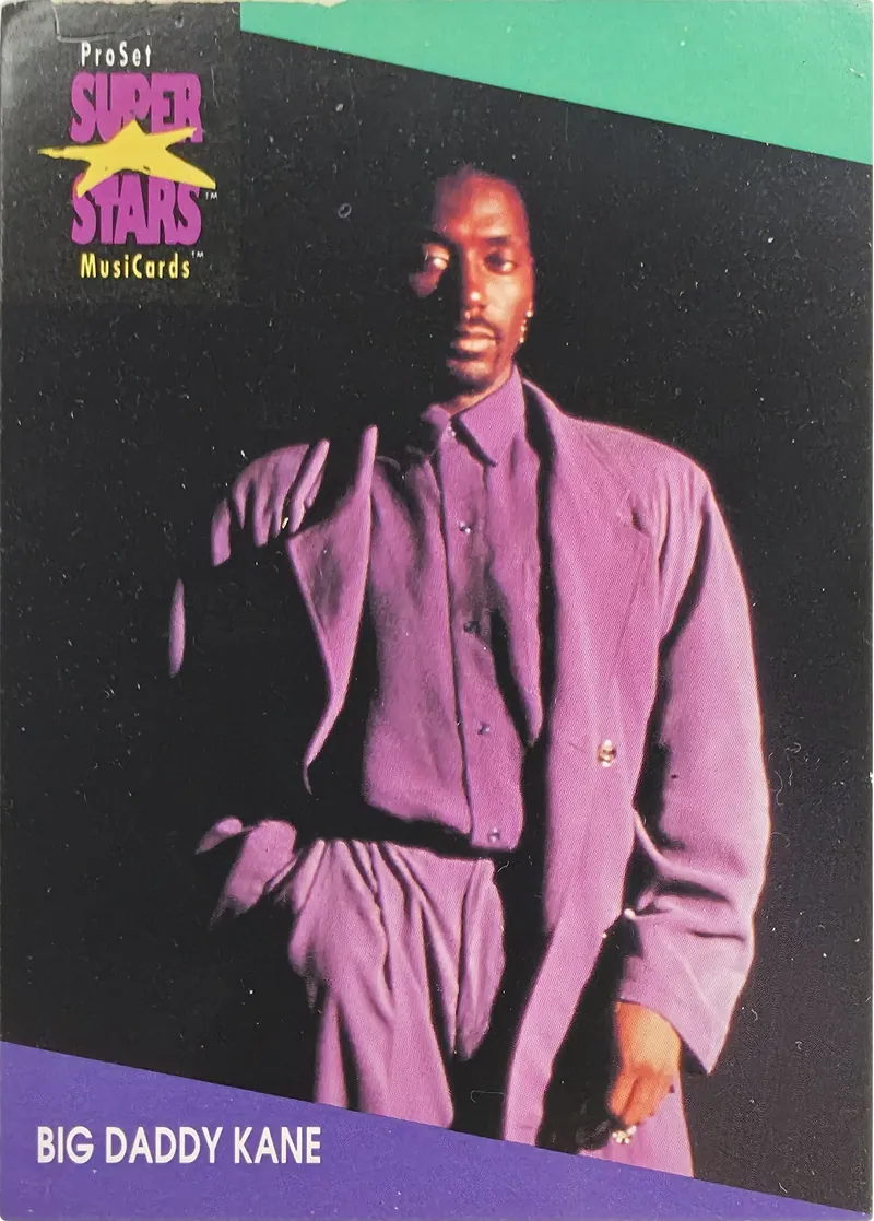 1991 Pro Set SuperStars MusiCards Big Daddy Kane #111 front