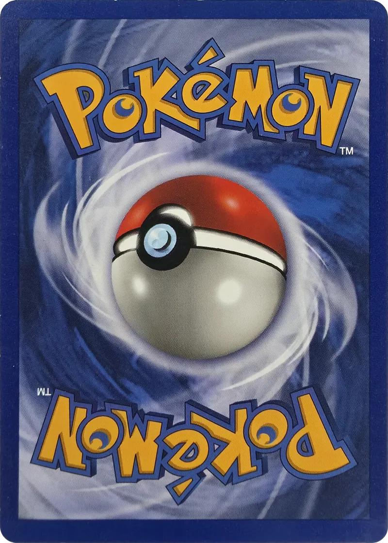 1999 Pokemon Base Set Bill #91/102 Unlimited Common, back