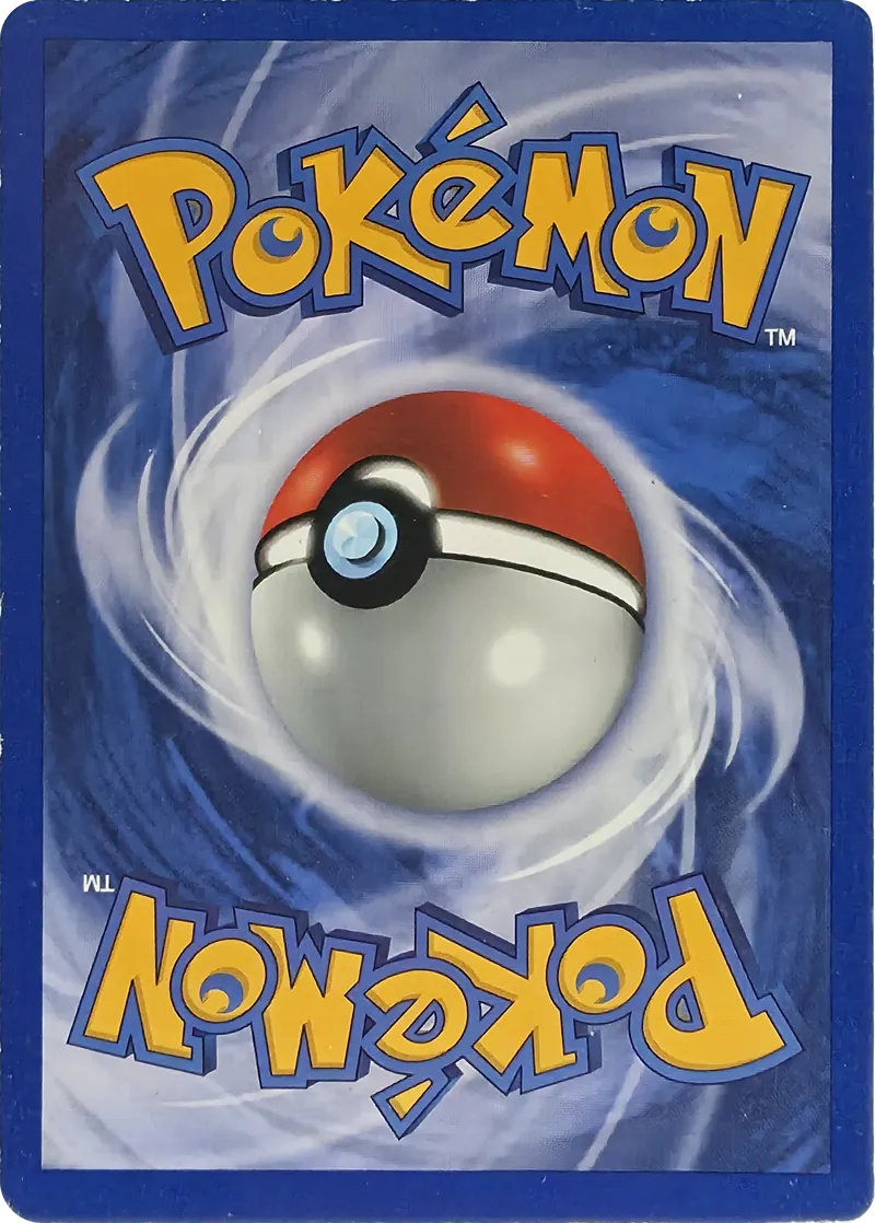 1999 Pokemon Base Set Blastoise #2/102 Unlimited Holo Rare, back