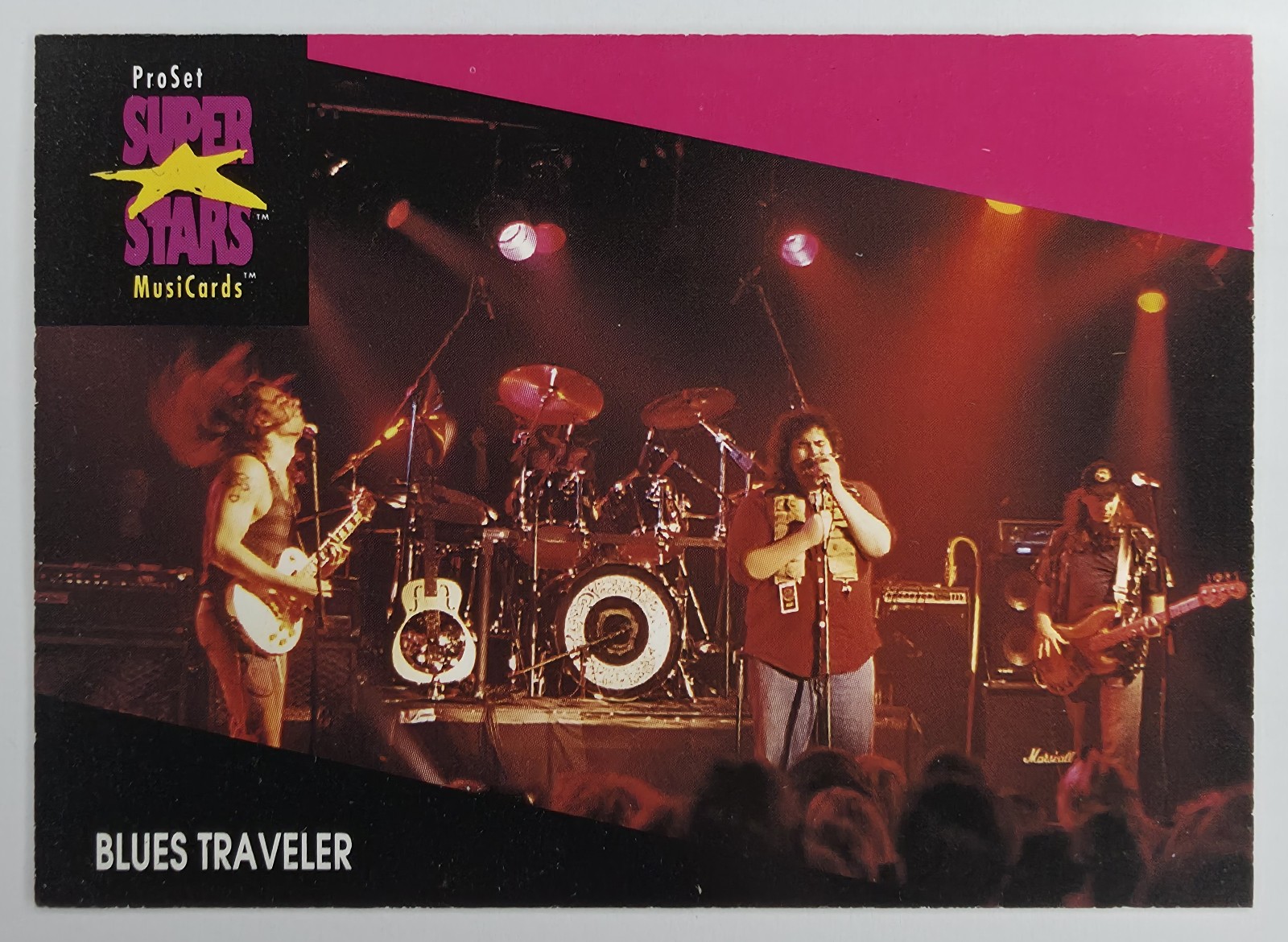 1991 Pro Set SuperStars MusiCards Blues Traveler #152 front