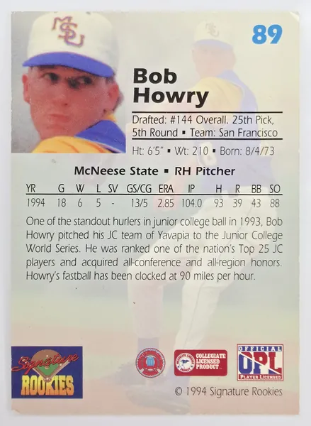 Bob Howry back