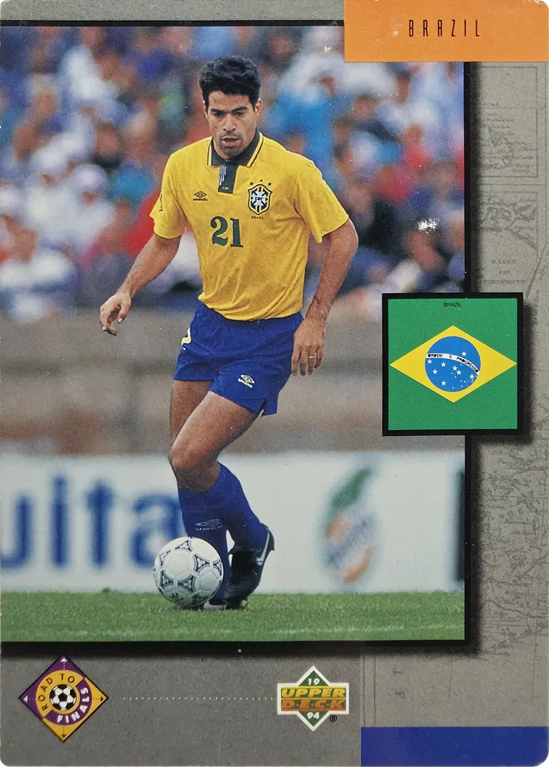 1994 Upper Deck World Cup English/Spanish Brazil #313 Road to Finals front