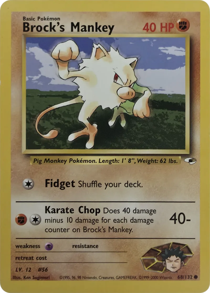 Brock's Mankey front