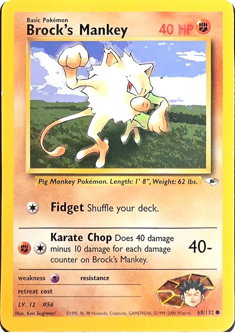 Brock's Mankey front
