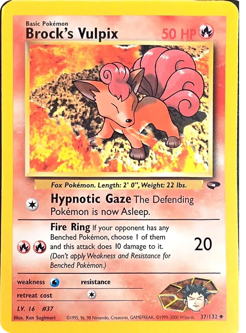 Brock's Vulpix front