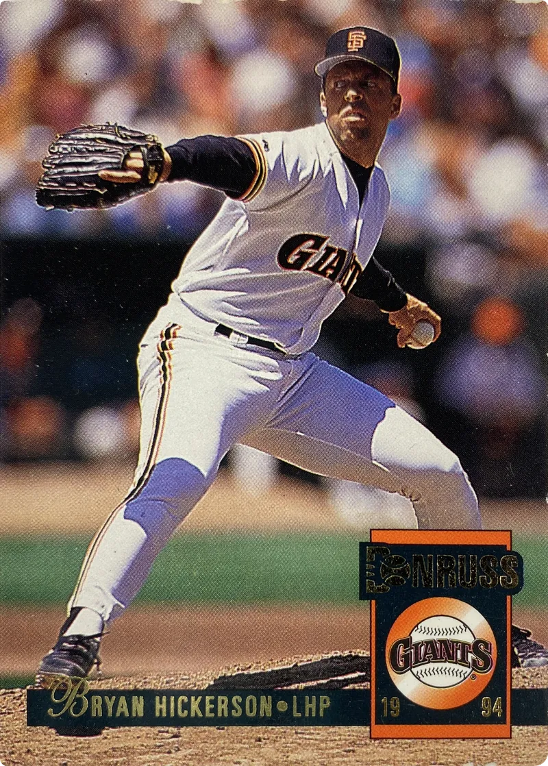 1994 Donruss Bryan Hickerson #181 San Francisco Giants front