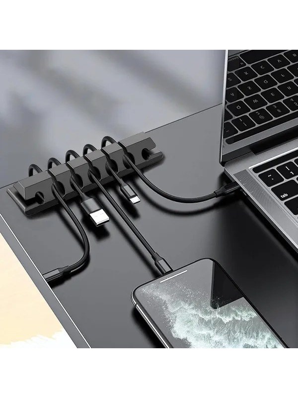 Cable Organizer Clips, 5-Piece Adhesive Cord Management Set, photo 1