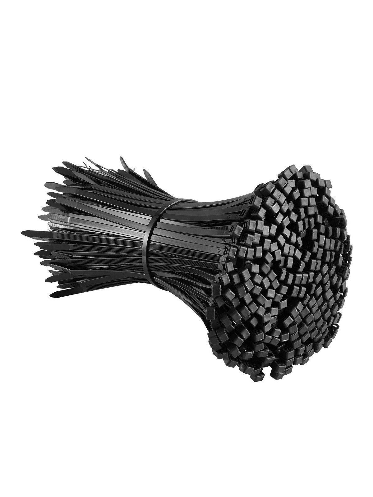 Cable Zip Ties, 8 In, 1000-Pack, 45 Lb Tensile Strength, Black, photo 1