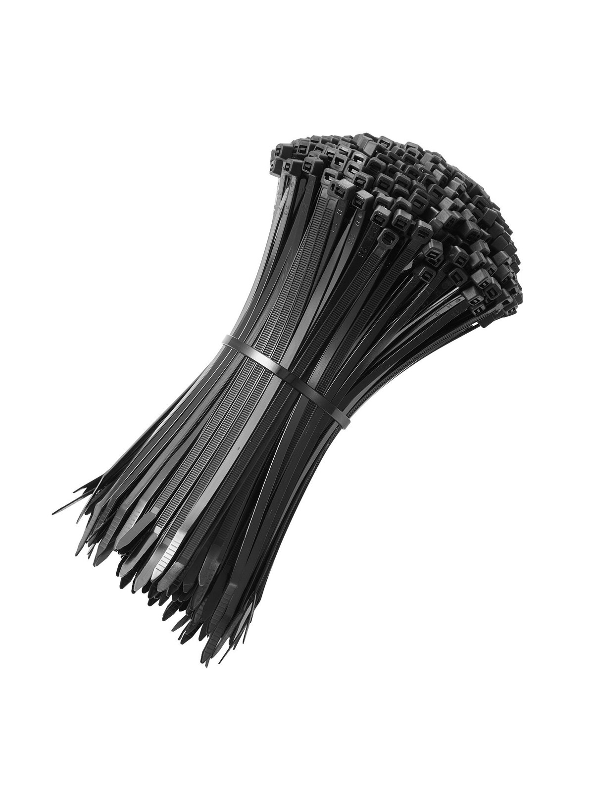 Cable Zip Ties, 8 In, 1000-Pack, 45 Lb Tensile Strength, Black, photo 2