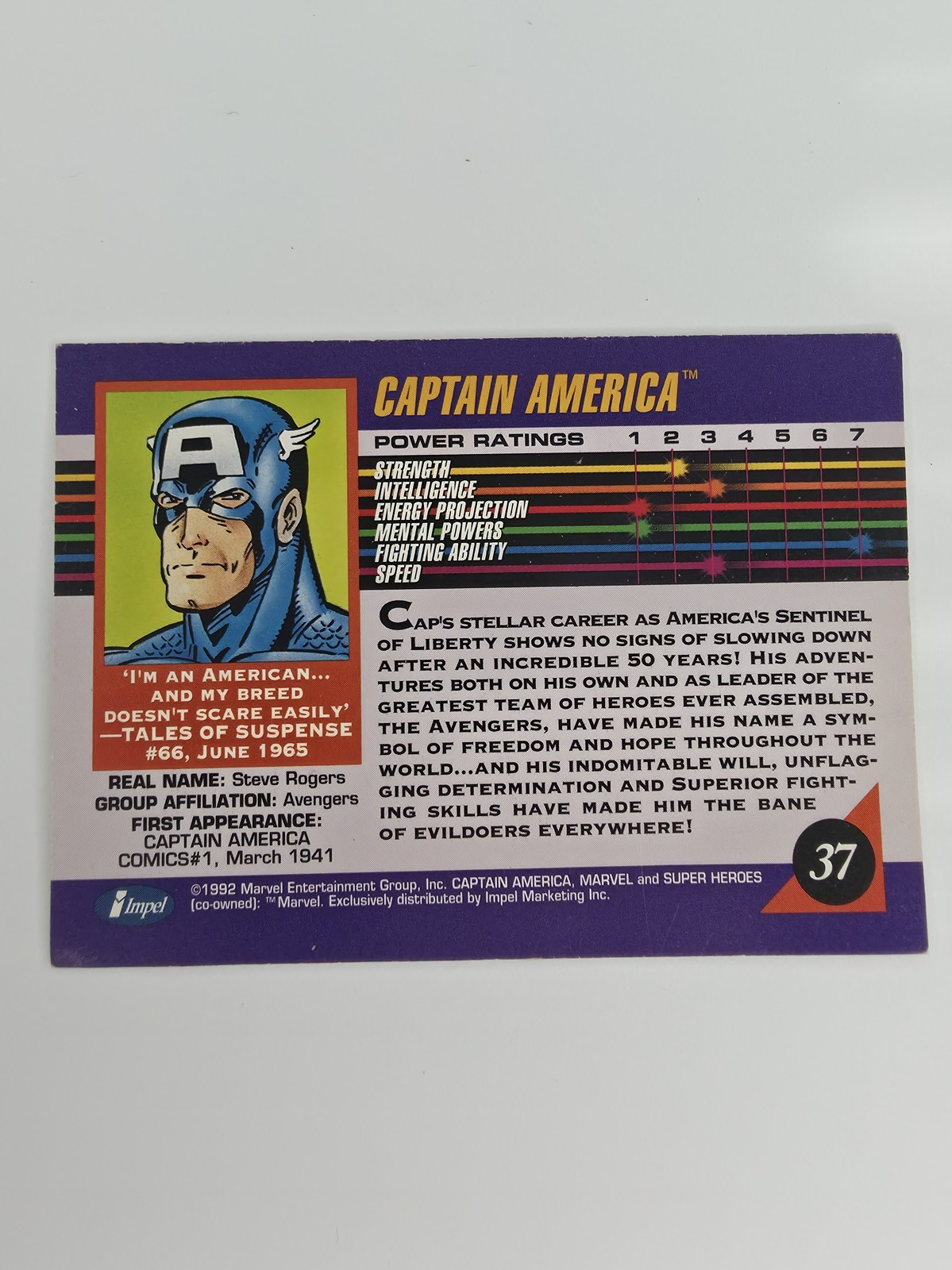 Captain America #37 back