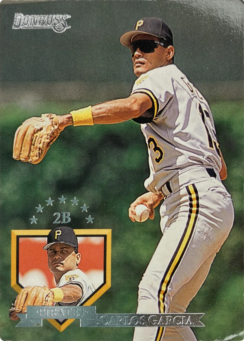 1995 Donruss Carlos Garcia #91 Pittsburgh Pirates front