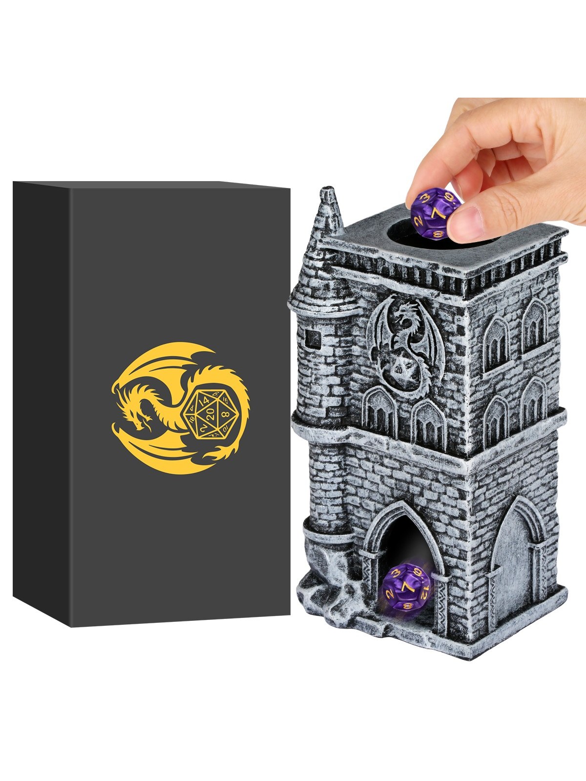 Castle Dice Tower, Resin, Gothic Design for Tabletop RPG, photo 3