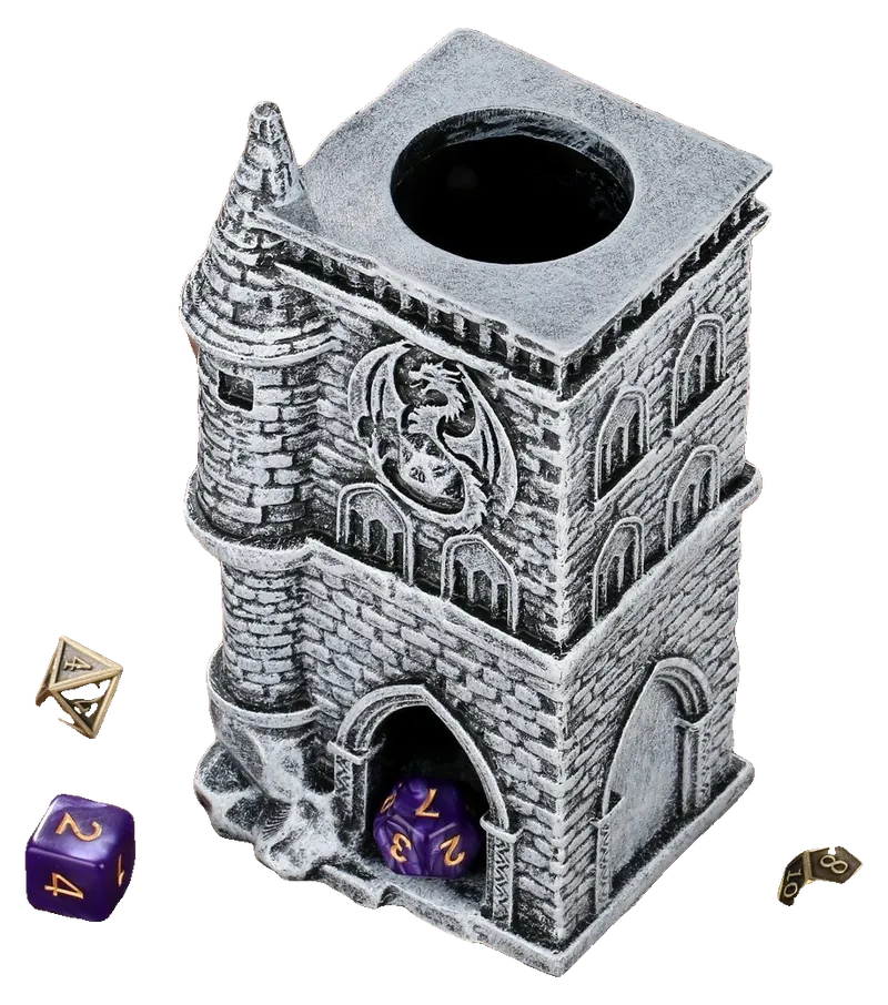 Castle Dice Tower, Resin, Gothic Design for Tabletop RPG, photo 1