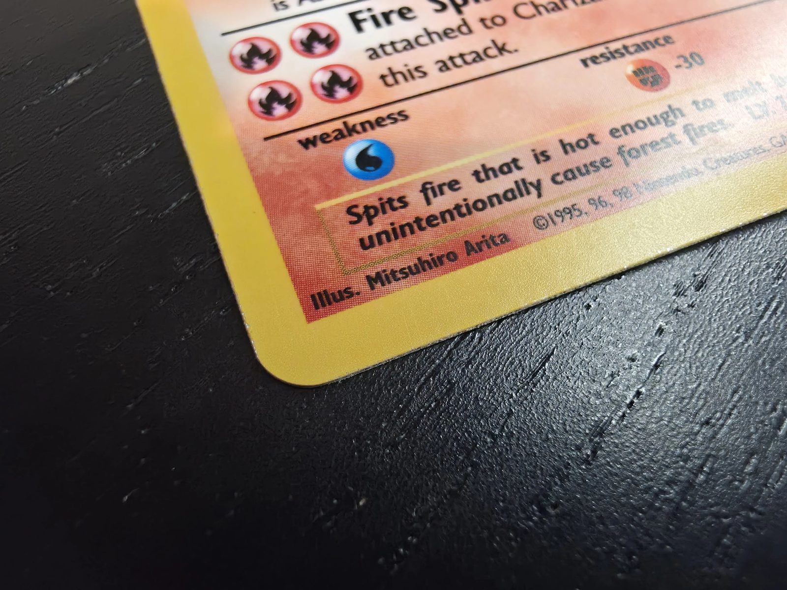 Charizard front corner close-up