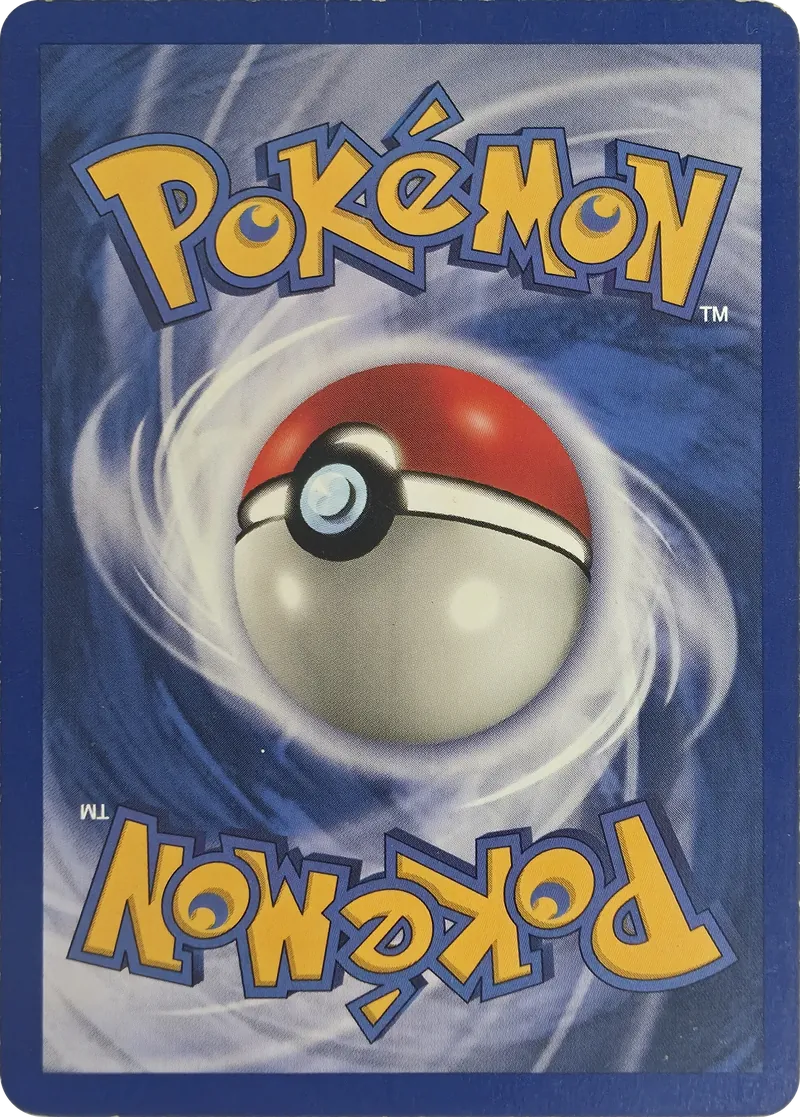 1999 Pokemon Base Set Charizard #4/102 Unlimited Holo Rare, back