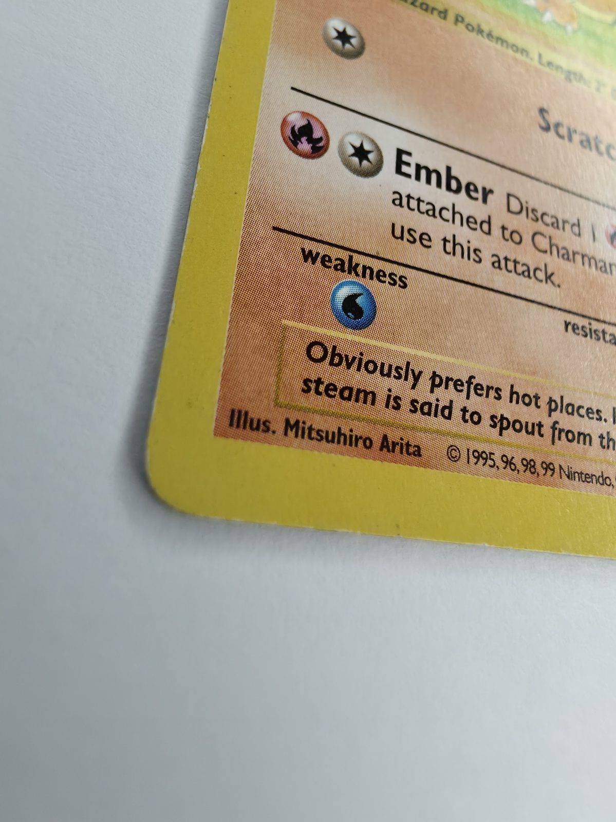 Charmander front corner close-up