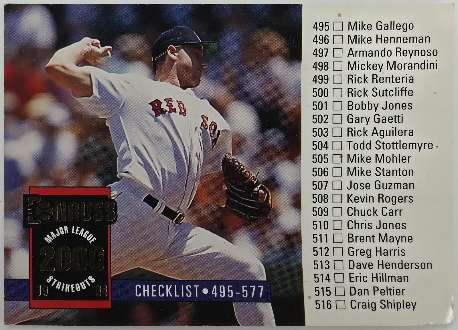 Checklist 495-577 front
