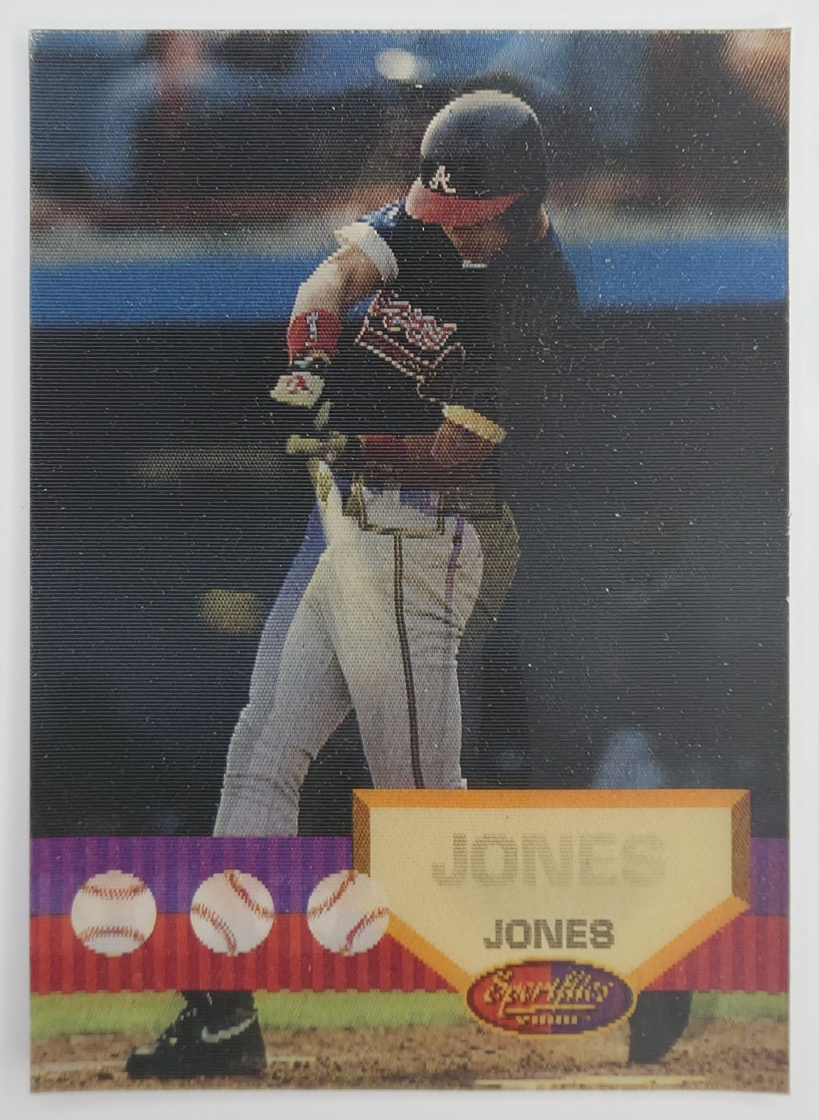 1994 Sportflics 2000 Chipper Jones #160 Atlanta Braves Rookie front