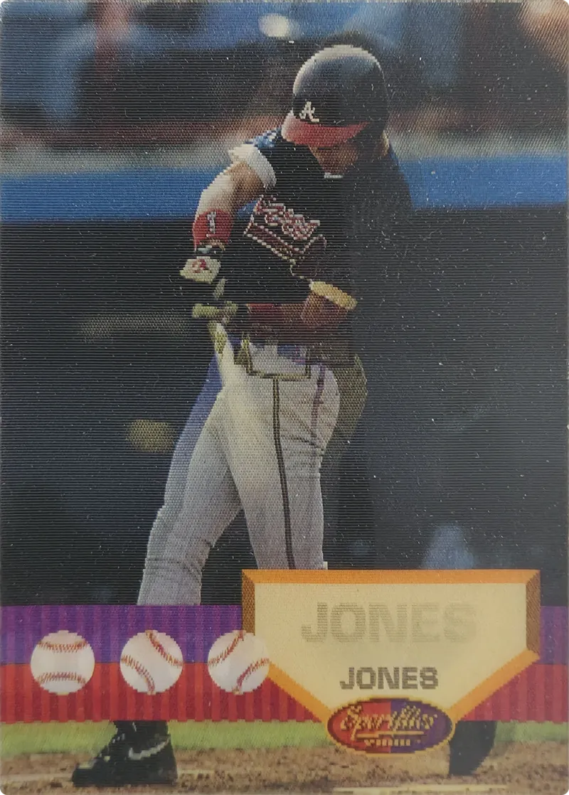 1994 Sportflics 2000 Chipper Jones #160 Atlanta Braves Rookie front