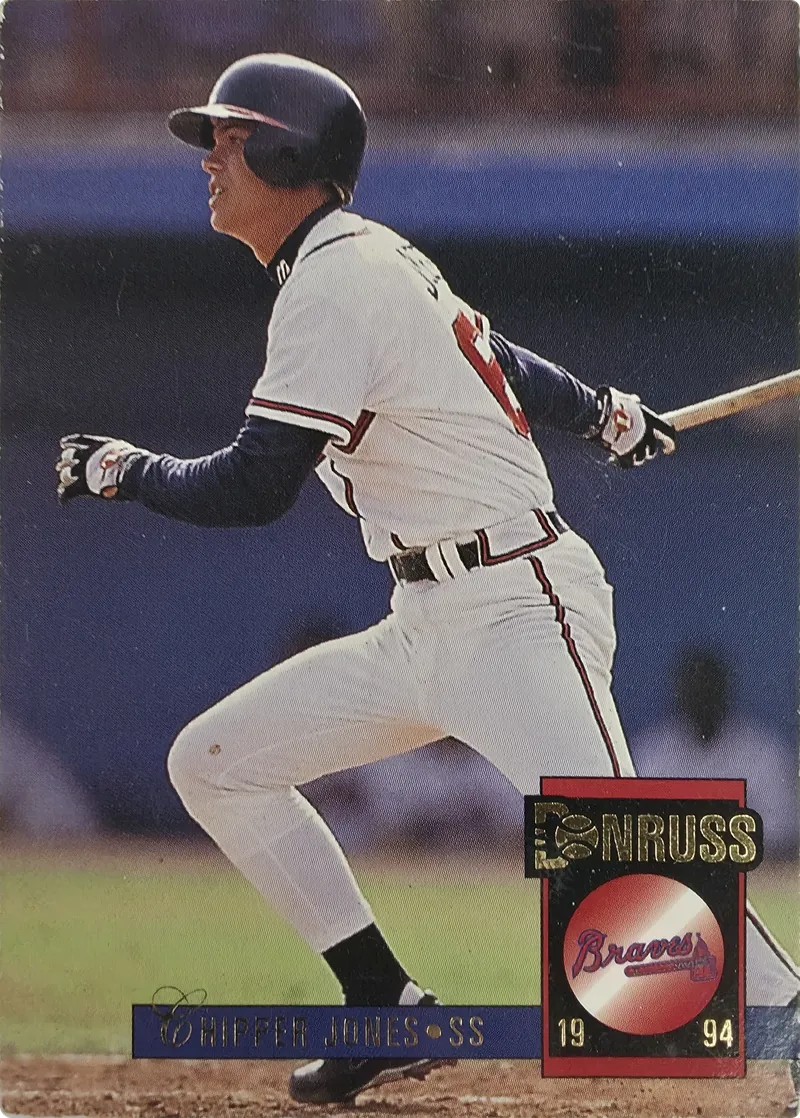 1994 Donruss Chipper Jones #453 Atlanta Braves front