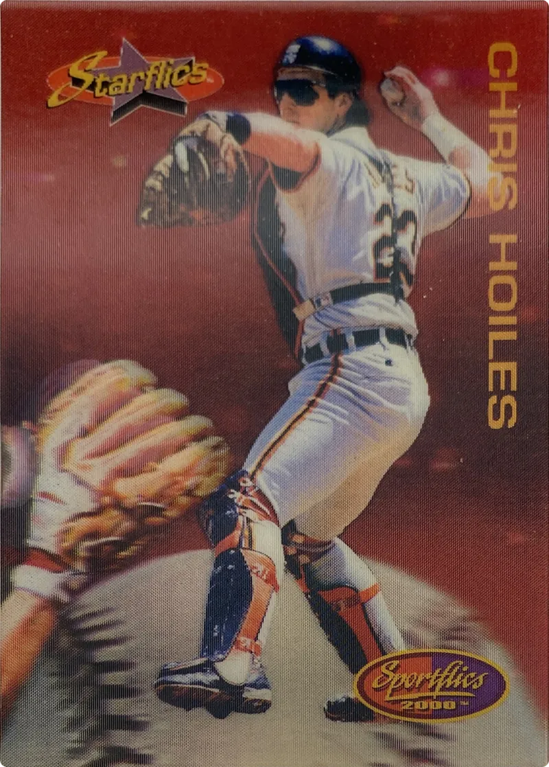 1994 Sportflics 2000 Chris Hoiles #180 Baltimore Orioles Starflics front