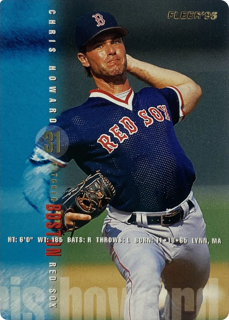 1995 Fleer Chris Howard #33 Boston Red Sox front