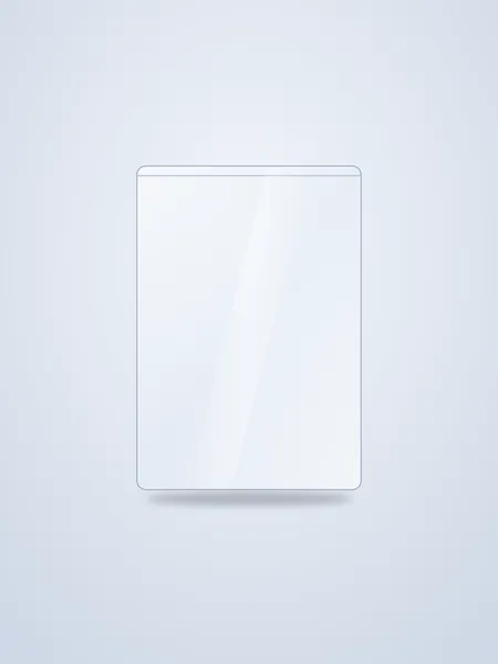 One clear card sleeve