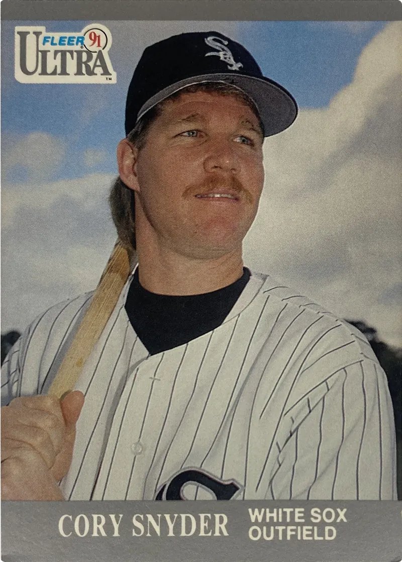 1991 Fleer Ultra Cory Snyder #83 Chicago White Sox front