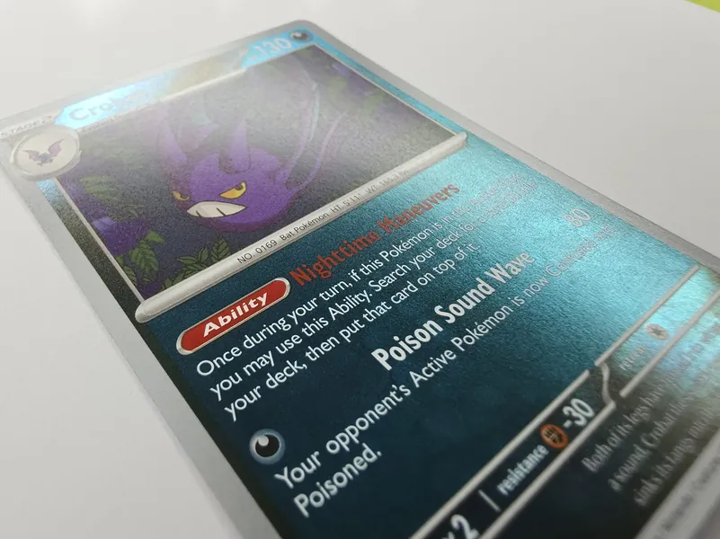 2026 Pokemon Chaos Rising Crobat #051/086 Reverse Holo Rare photo 4