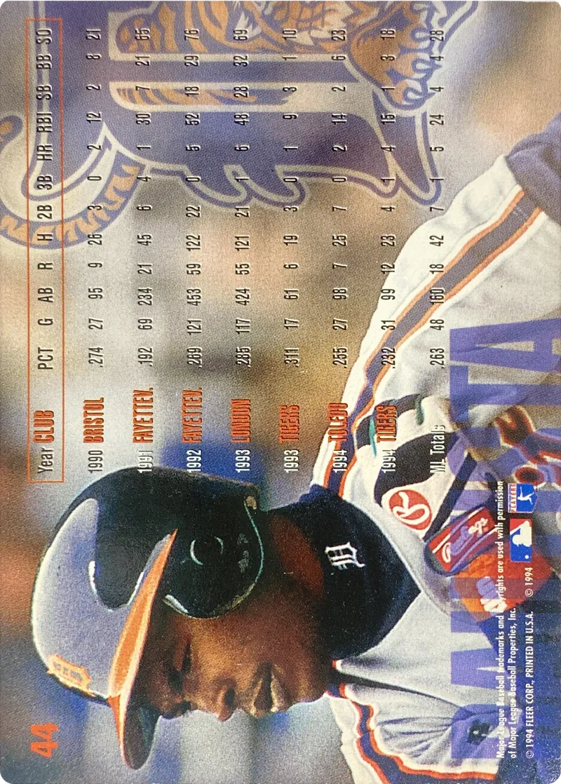 Danny Bautista #44, back