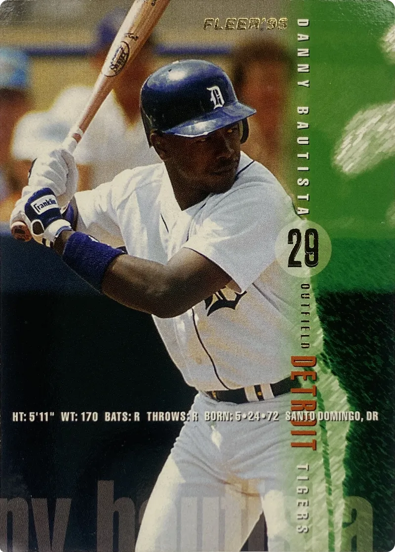 1995 Fleer Danny Bautista #44 Detroit Tigers front
