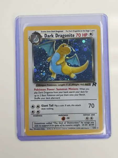 Dark Dragonite sleeved front