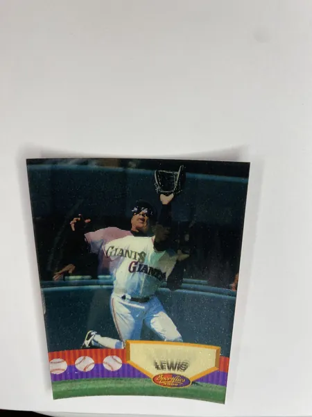 1994 Sportflics 2000 Darren Lewis #8 San Francisco Giants photo 3