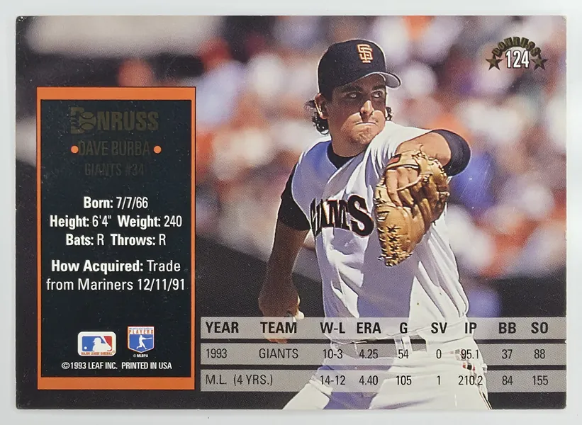 Dave Burba back