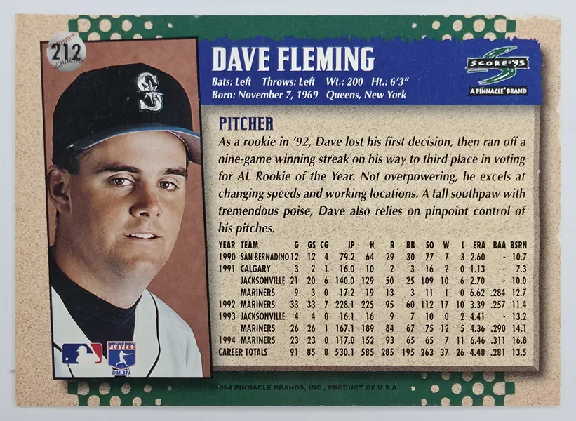 Dave Fleming back