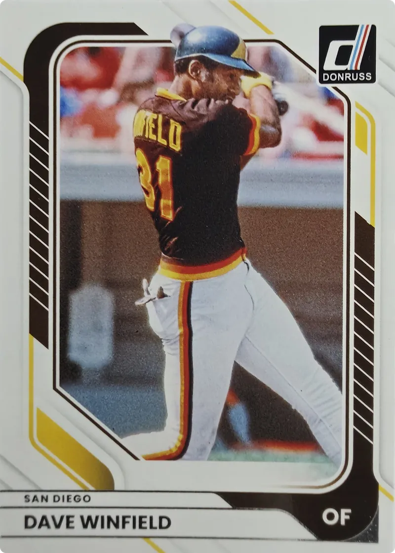 2026 Donruss Baseball Dave Winfield #34 Base, front