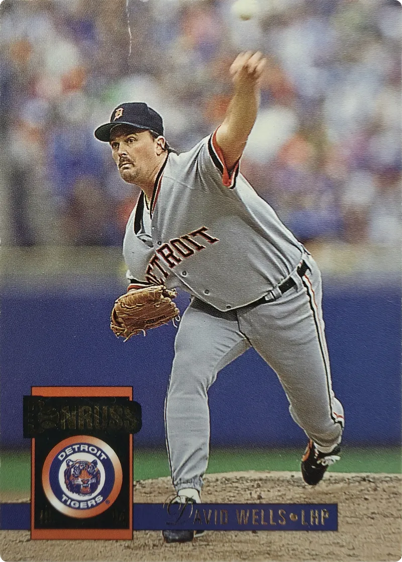 1994 Donruss David Wells #307 Detroit Tigers, front