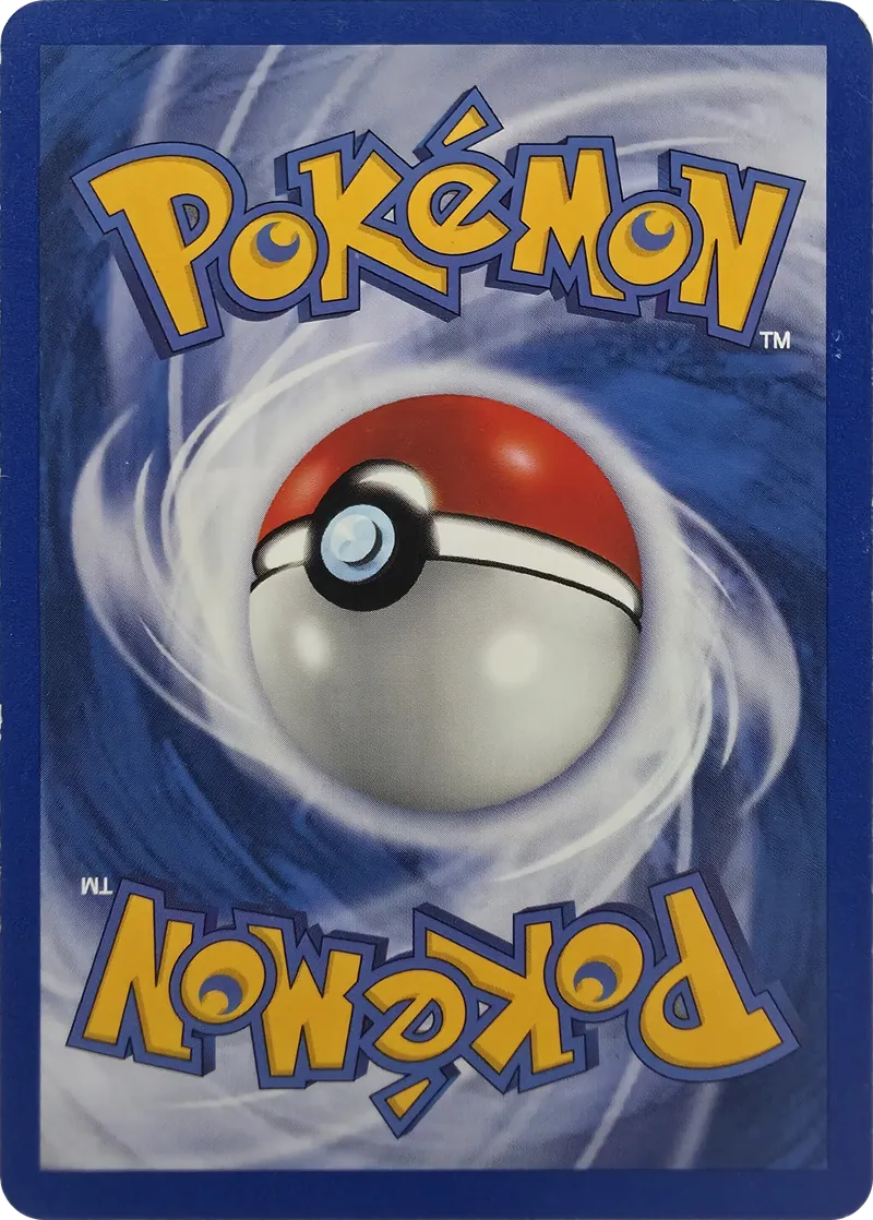2000 Pokemon Base Set 2 Defender #109/130 Unlimited Uncommon, back